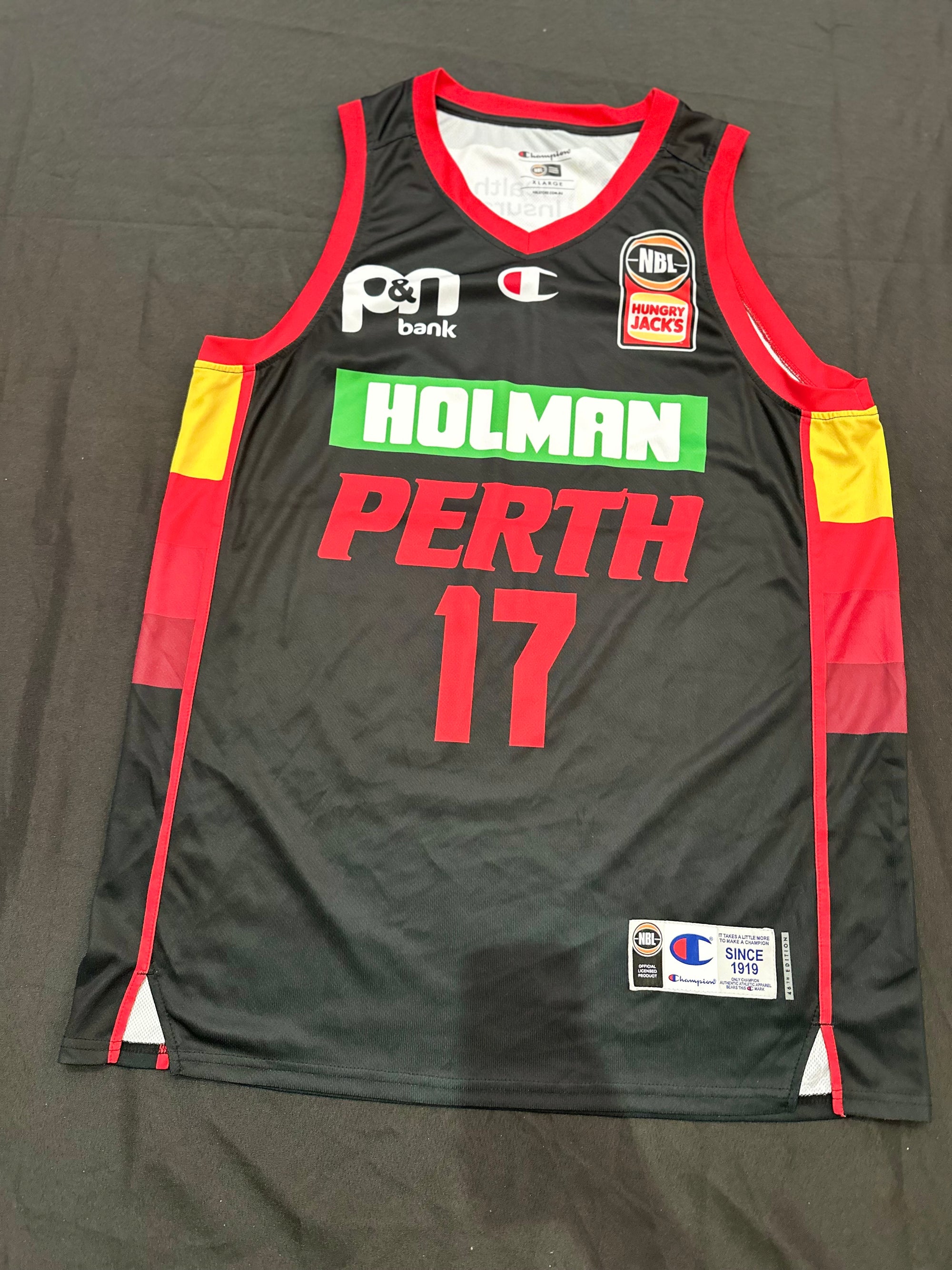 2023/24 Away Jersey Black M. HARRIS 17