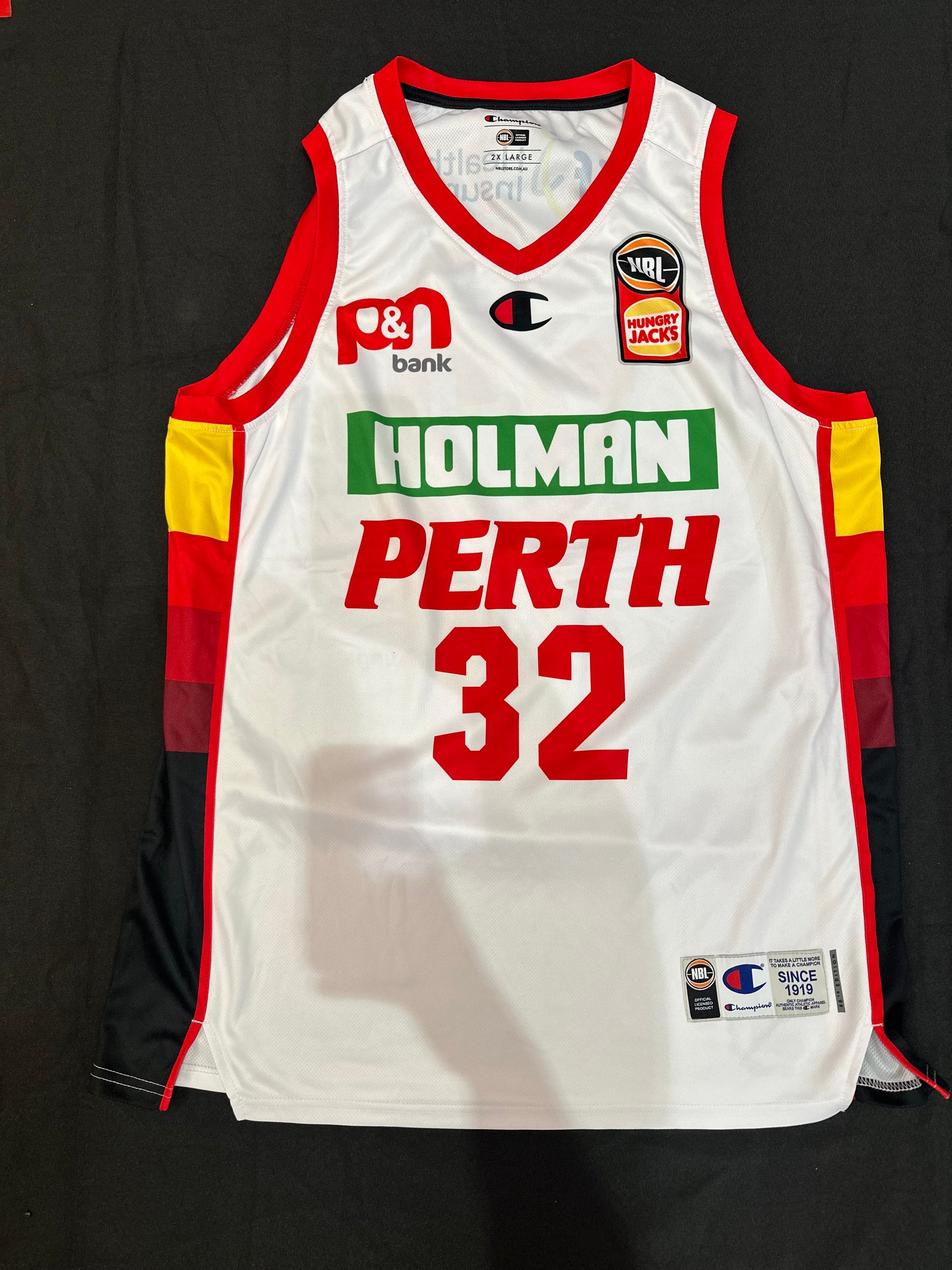 2023/24 Away Jersey White BLOOD 32