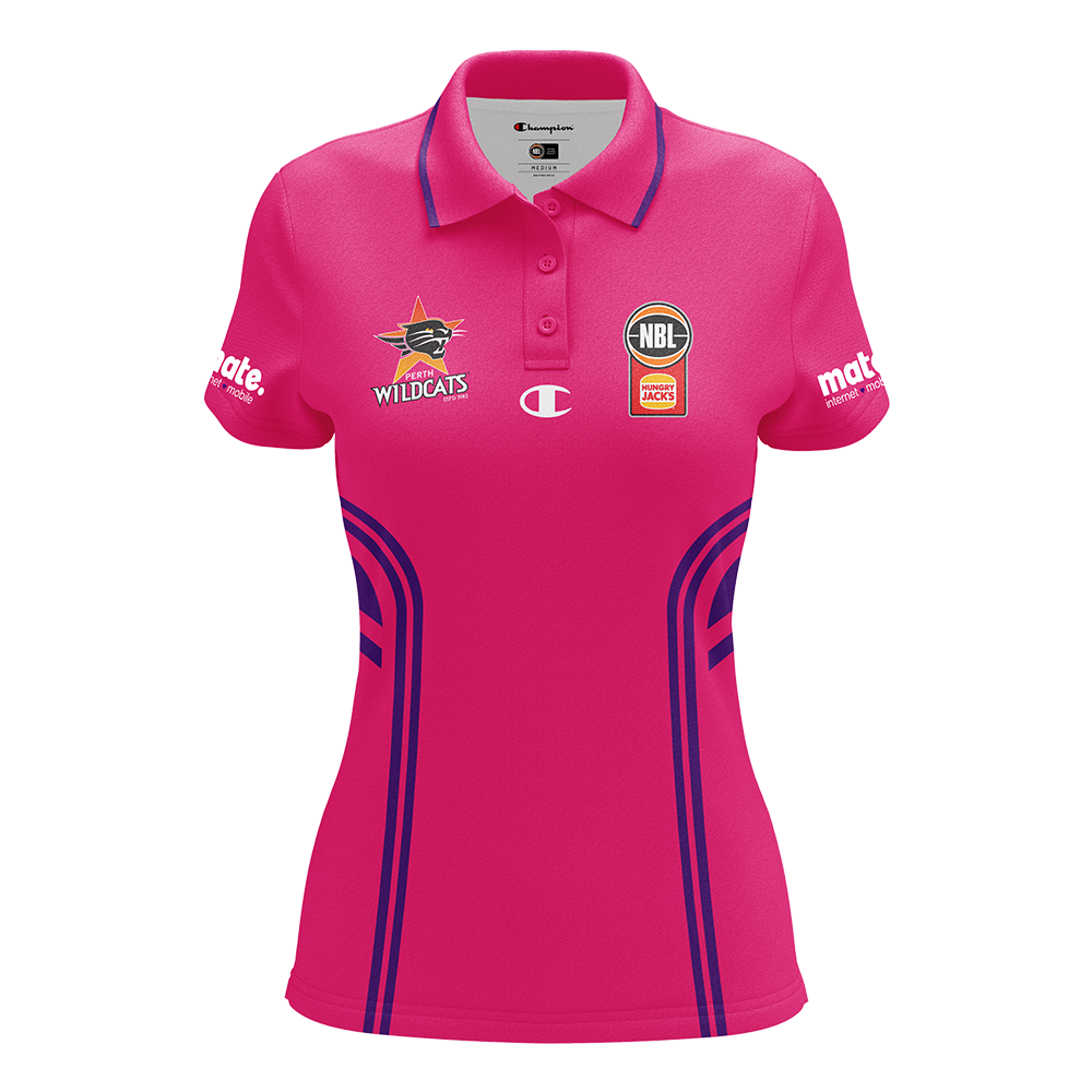 2024/25 Pink Media Polo - Womens