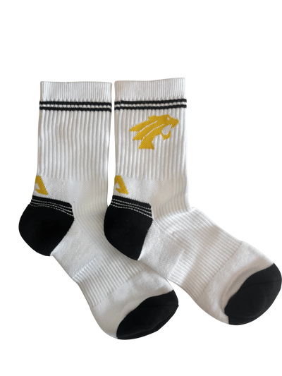 Retro Socks - White