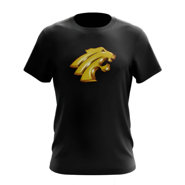Retro Gold Tee - Black