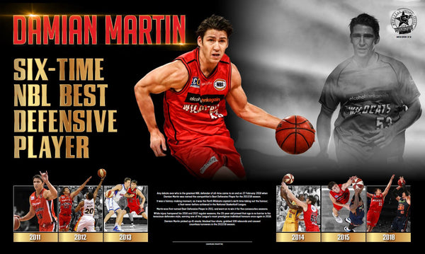 Martin 6-Time Best Defensive Player Lithograph