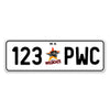 Perth Wildcats Number Plates