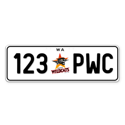 Perth Wildcats Number Plates